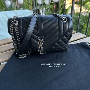 Saint Laurent monogram college envelope shoulder bag